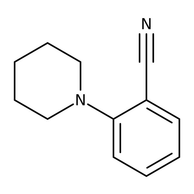 2-(1-Piperidinyl)-benzonitril, 97 %, Alf