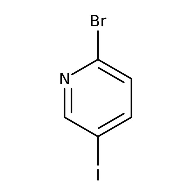 2-Brom-5-iodpyridin, 97 %, 2-Bromo-5-iod