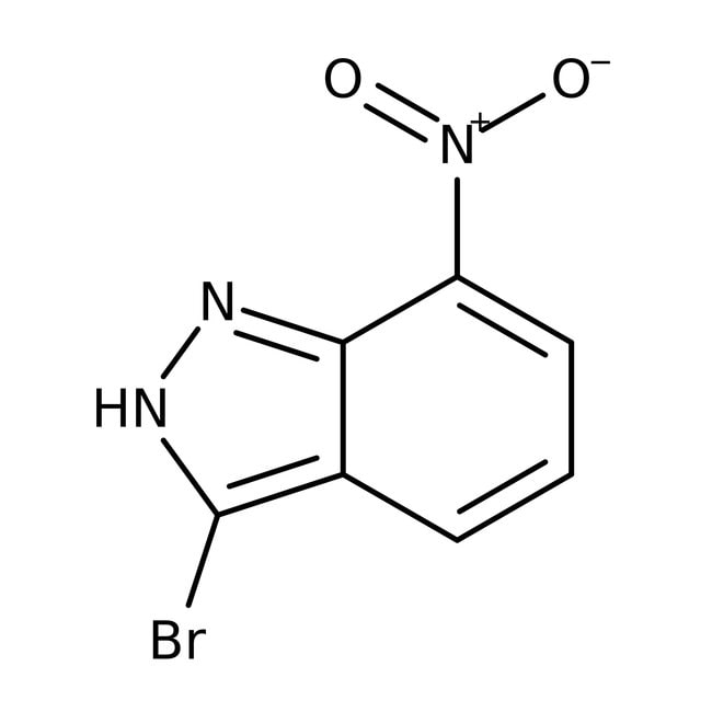 3-Brom-7-nitroindazol,   98 %, 3-Bromo-7