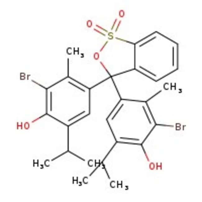 Bromthymolblau, Bromothymol Blue, C27H28