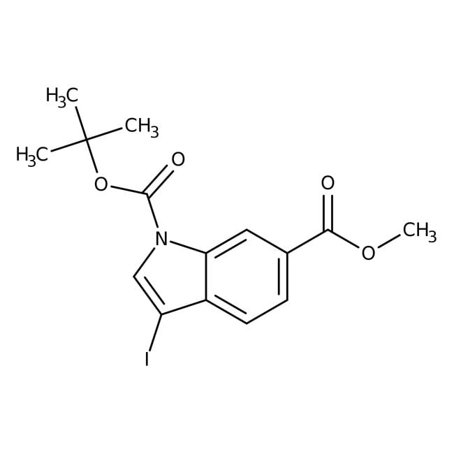 1-tert-Butyl 6-methyl3-iodo-1 H-indol-1,