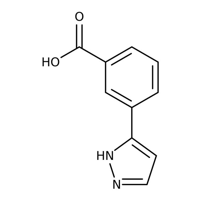 3-(1 H-Pyrazol-3-yl)benzoesäure, 97 %, T