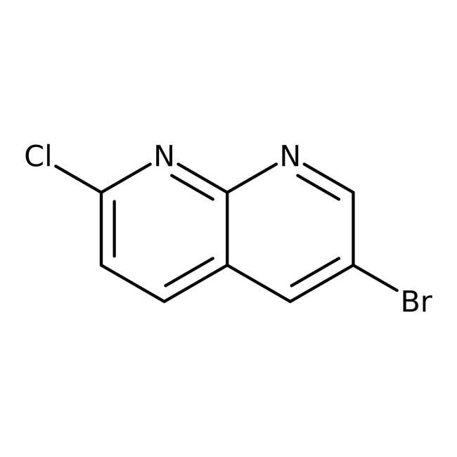 6-Brom-2-chlor-1,8-naphthyridin, 96 %, 6