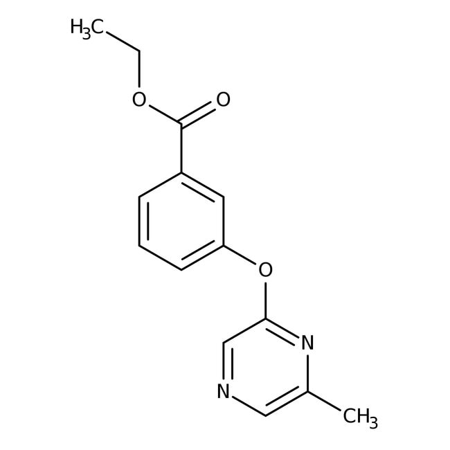 Ethyl 3-[(6-methylpyrazin-2-yl)oxy]benzo