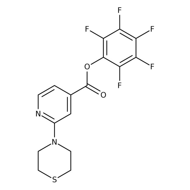 Pentafluorphenyl-2-thiomorpholin-4-yniso