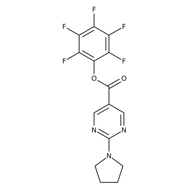 Pentafluorophenyl 2-pyrrolidin-1-ylpyrim