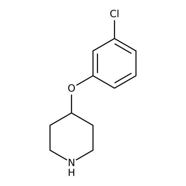 4-(3-Chlorphenoxy)piperidin, 98 %, Alfa