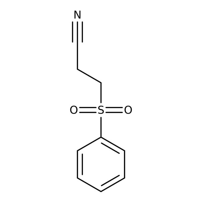 3-(Phenylsulfonyl)propionitril, 99 %, Al