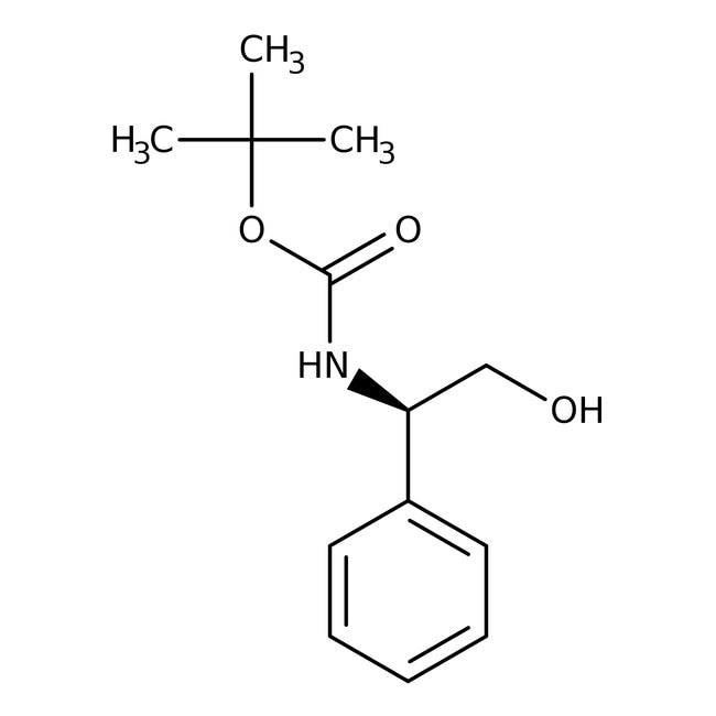 n-Boc-d-alpha-Phenylglycinol, 99 %, Alfa