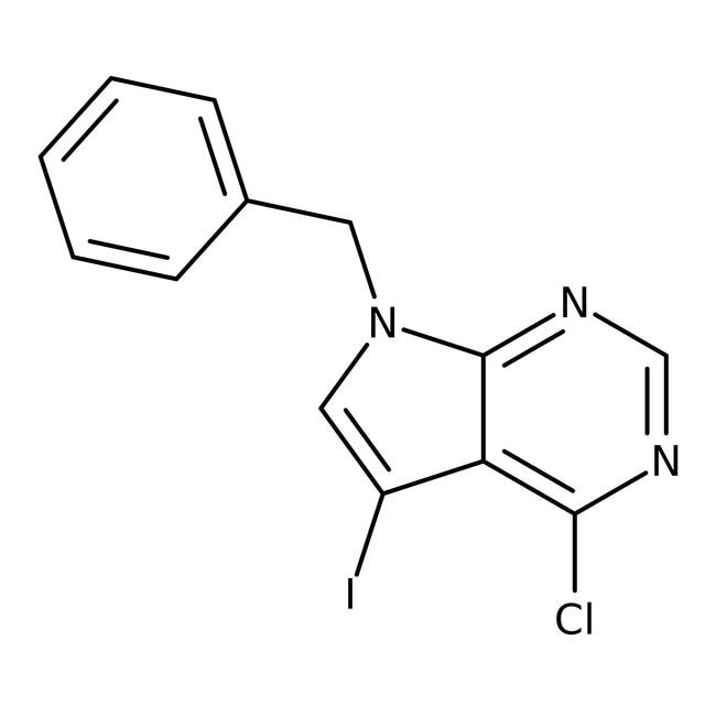 9-Benzyl-6-chlor-7-iod-7-deazapurin, 95 