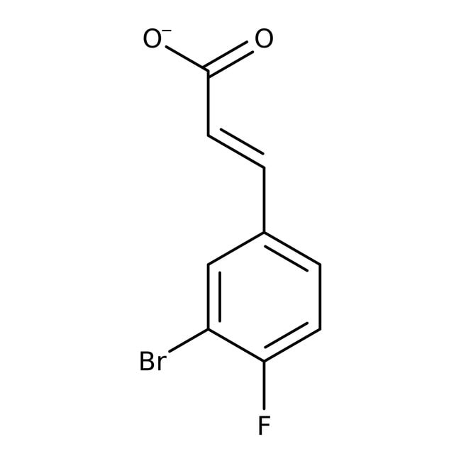 3-Brom-4-Fluorzimtsäure, 98 %, Alfa Aesa