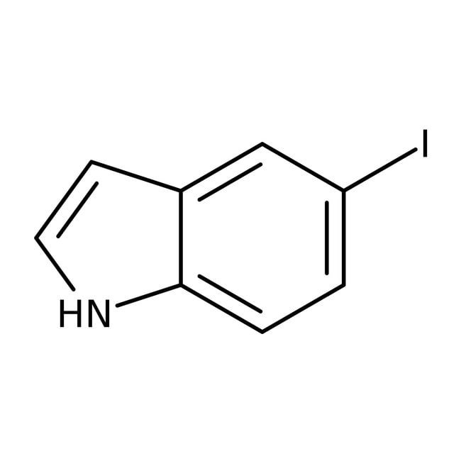 5-Iodindol, 98 %, 5-Iodoindole, 98%, C8H