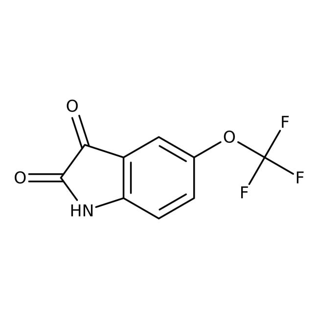 5-(Trifluormethoxy)isatin, 98 %, Alfa Ae