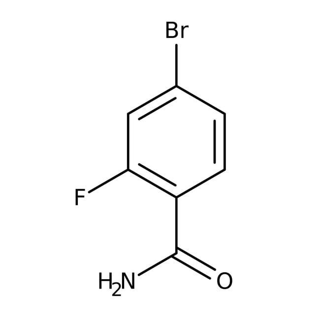 4-Brom-2-fluorbenzamid, 96 %, 4-Bromo-2-