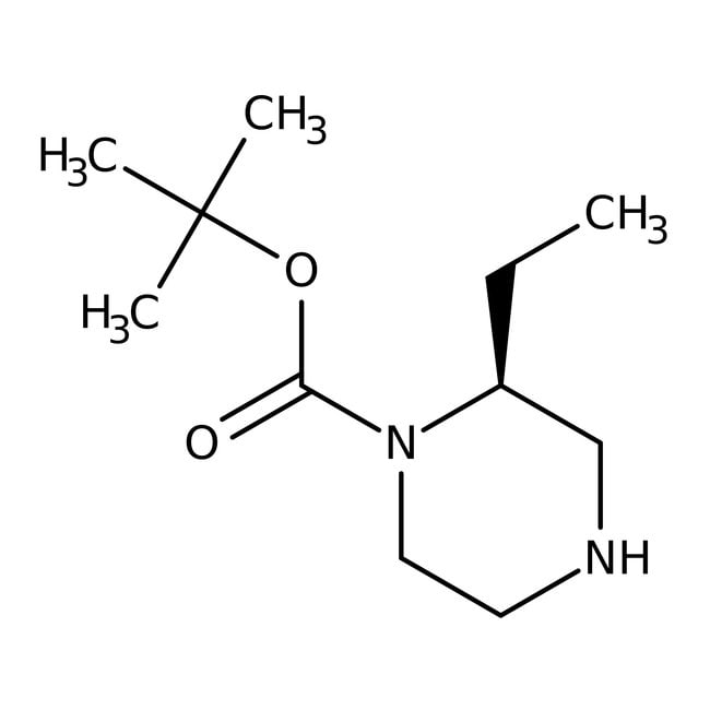 (S)-1-Boc-2-ethylpiperazin, 97 %, Alfa A