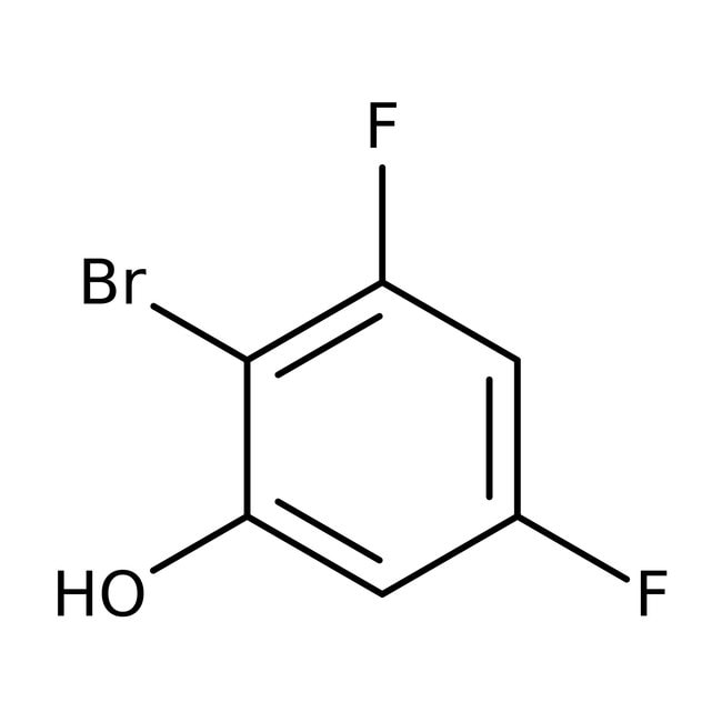 2-Brom-3,5-difluorphenol, 98 %, 2-Bromo-