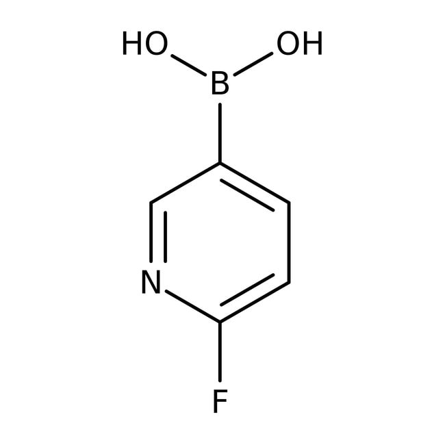 6-Fluorpyridin-3-Boronsäure, 95 %, Alfa