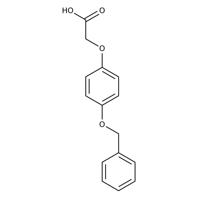 4-Benzyloxyphenoxyessigsäure, 95 %, Alfa