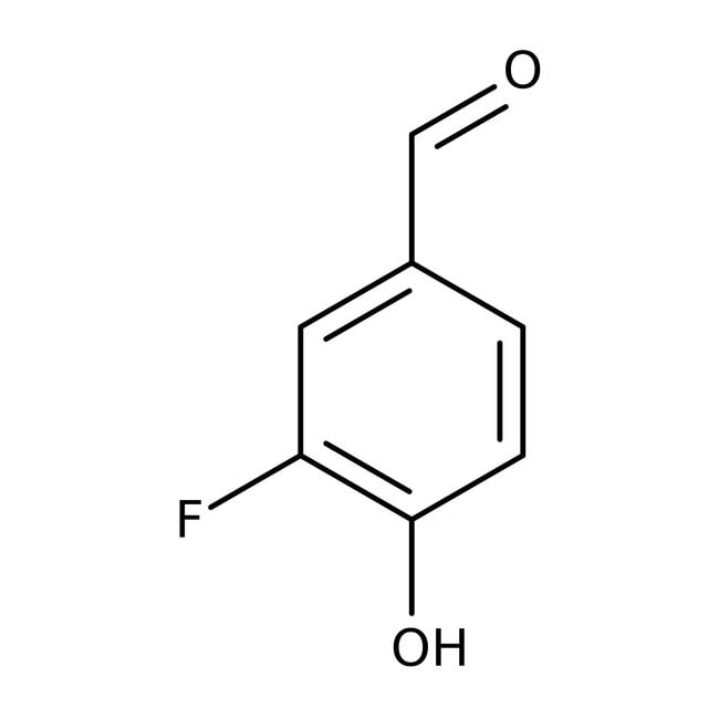 3-Fluor-4-hydroxybenzaldehyd, 98 %, Alfa