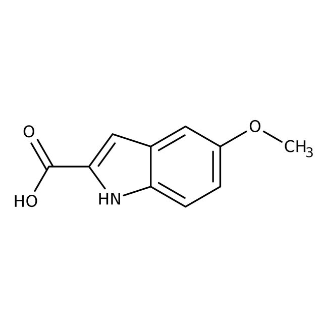 5-Methoxyindol-2-carbonsäure, 97 %, Alfa