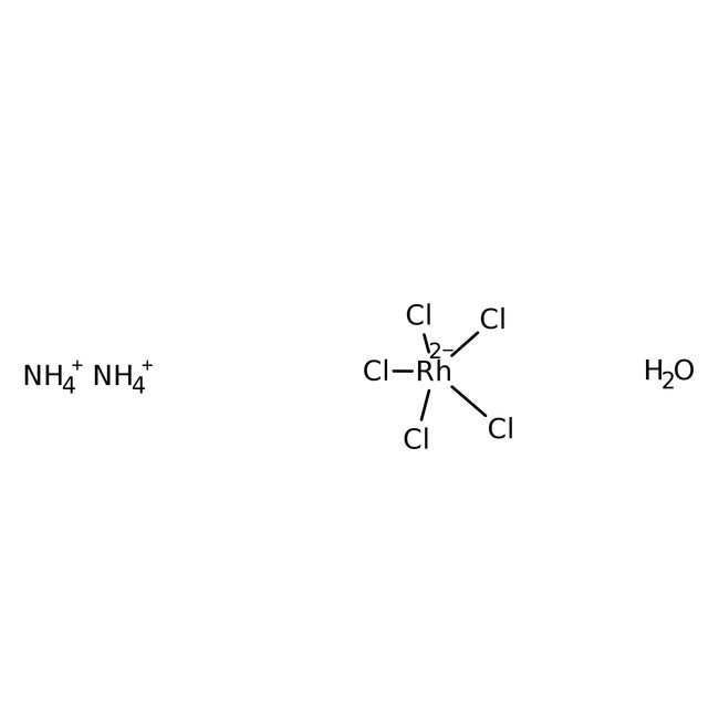 Ammoniumaquopentachlororhodat(III), Rh 3