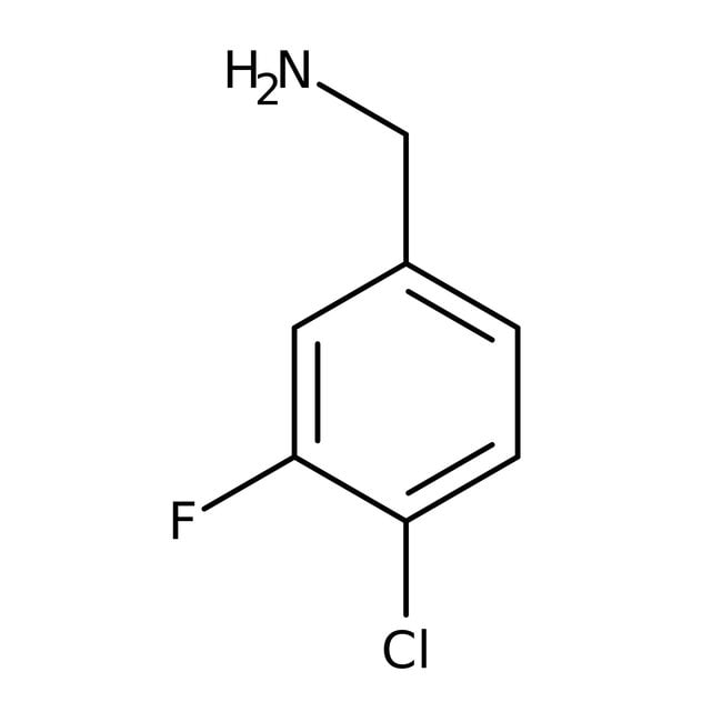 4-Chlor-3-fluorbenzylamin, 97 %, Alfa Ae