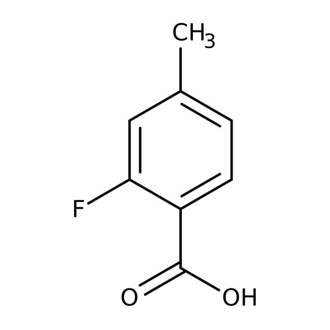 2-Fluor-4-methylbenzoesäure, 97 %, 2-Flu