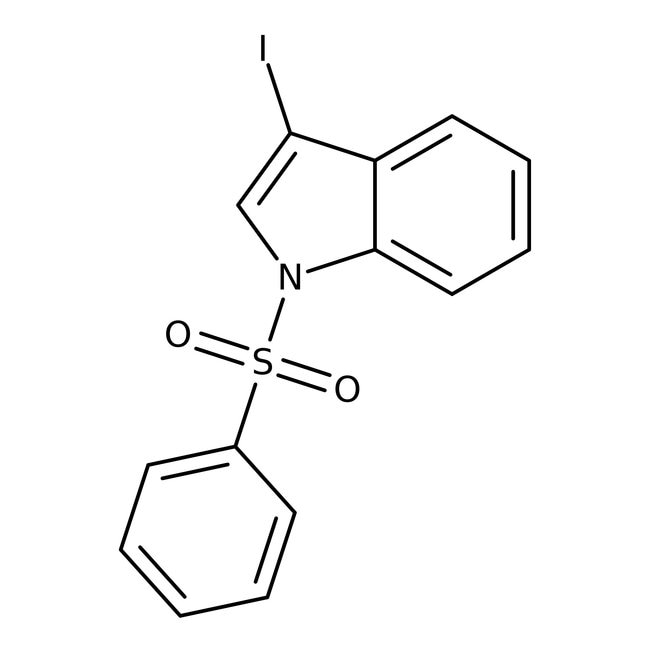 3-Jod-1-(Phenylsulfonyl)indol, 95 %, Alf