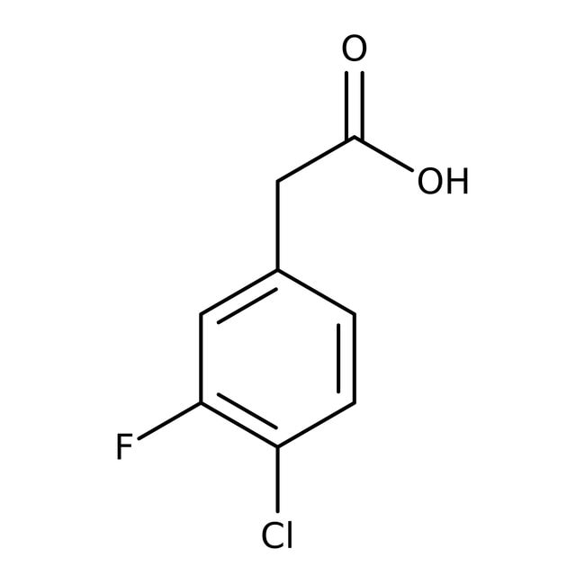 4-Chlor-3-Fluorphenylessigsäure, 97 %, A