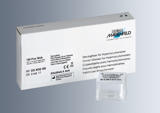 Marienfeld Superior Deckglaser fur Zahlk