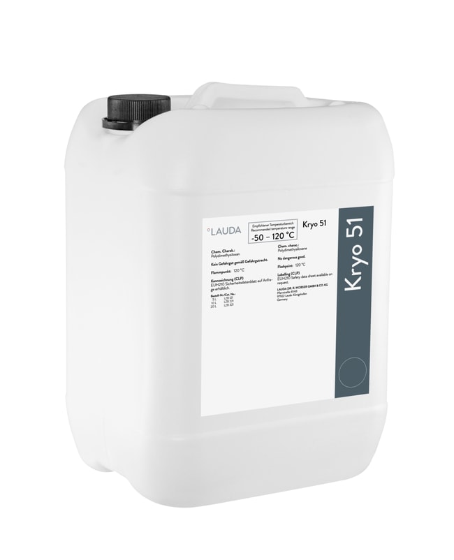 Badflüssigkeit Kryo 51, Temperaturbereic