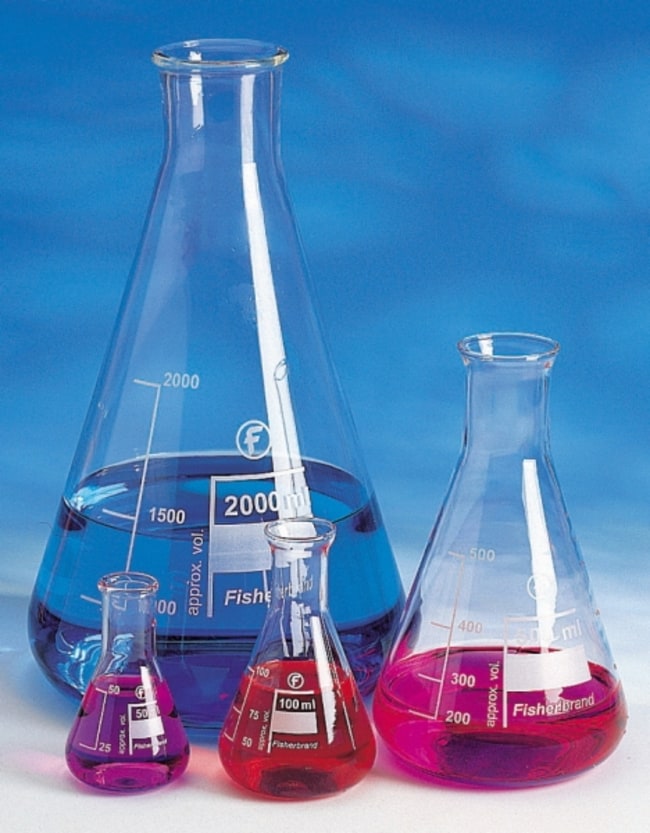 Erlenmeyerkolben 3000 ml, Weithals, Boro