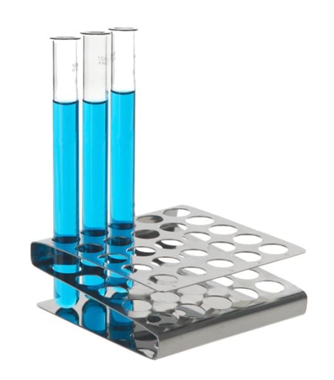 Bochem Reagenzglasstander aus Edelstahl,