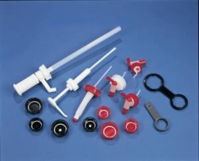 Kautex HDPE-Schraubverschlu¨sse, Rot, Zu