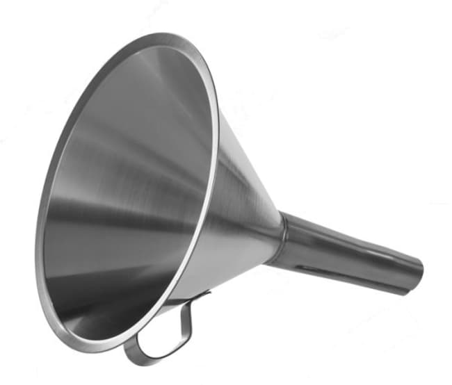 Bochem Edelstahltrichter, Durchmesser ob