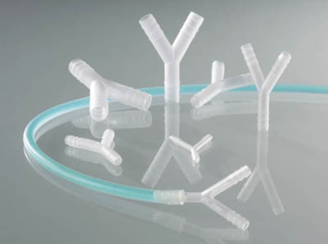 Buerkle PVDF Cylindrical Y Connectors, Z