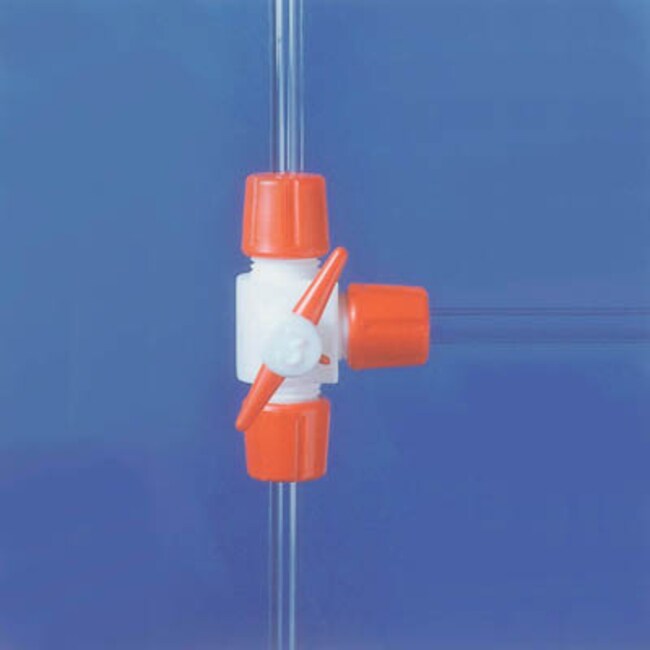 Cowie Technology Dreiweg-Hahn, PTFE, Boh