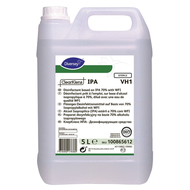 ClearKlens IPA VH1, 4x5L, Sterile Disinf