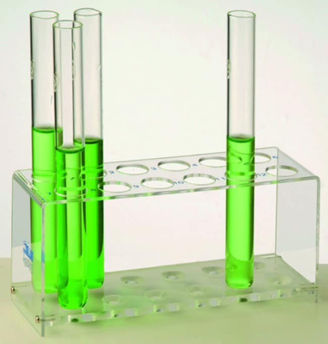 Reagenzglasgestelle aus Plexiglas, für 1