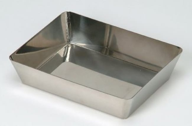 Laboratory tray 18/10 steel, 19040x50mm
