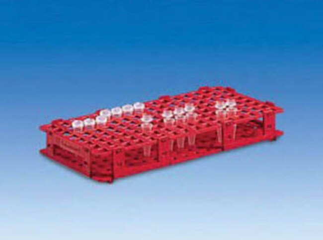 VITLAB Reaktionsgefa-Stander, PP, rot, f
