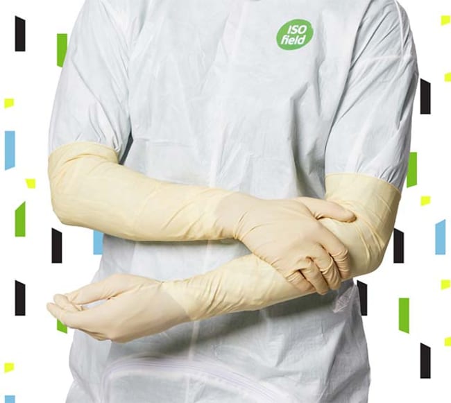 100PR CR++ Gloves Sterile 600mm Latex