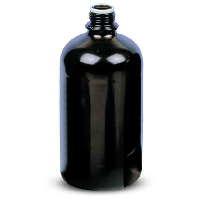 Hirschmann Braune Glasflasche mit Schrau