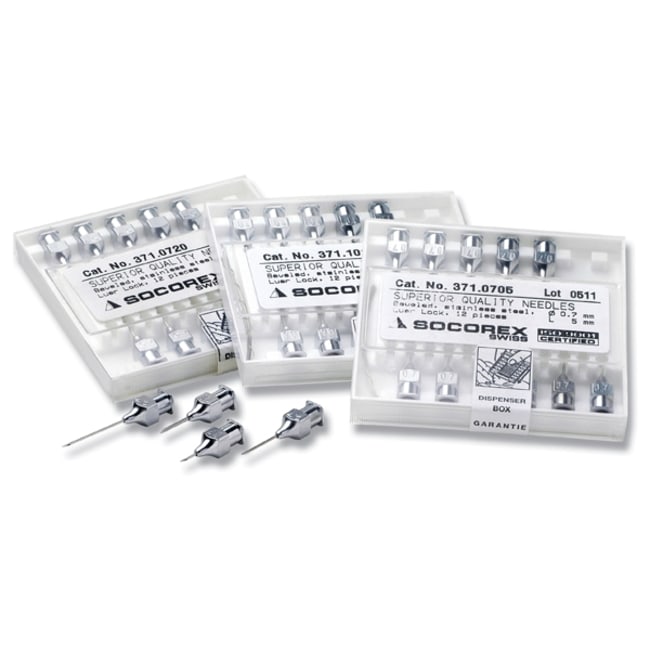 Socorex Injektionsnadeln aus Edelstahl,