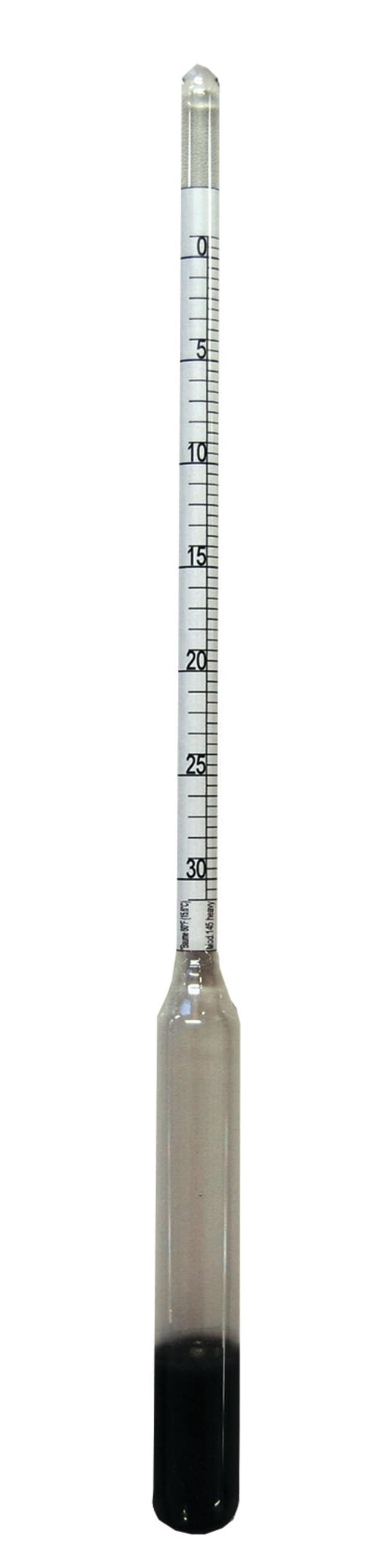 250mm Baume Hydrometer 0/30 range 0.5 di