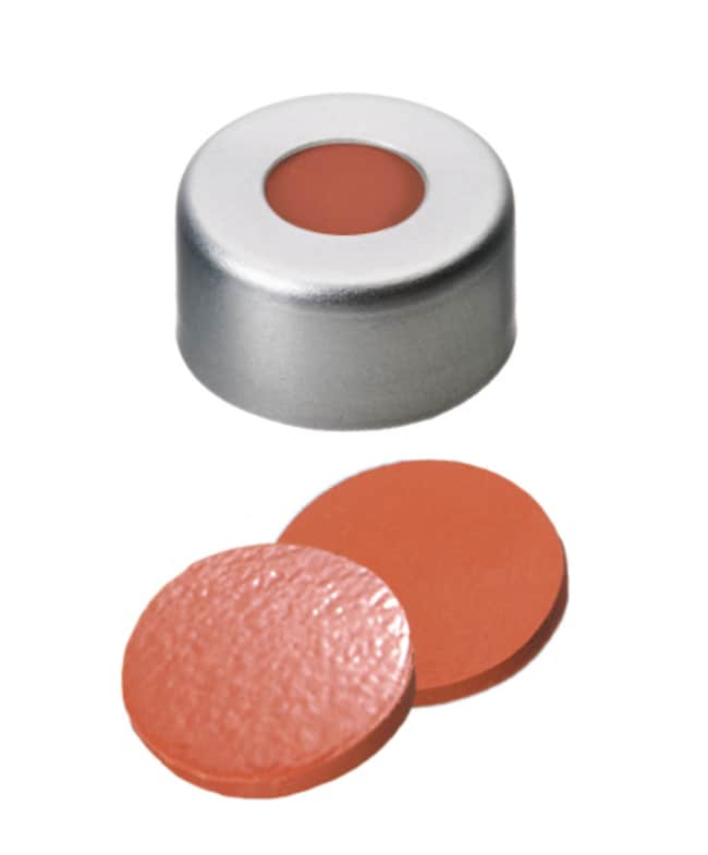 11mm Aluminium Cap, clear lacquered, cen