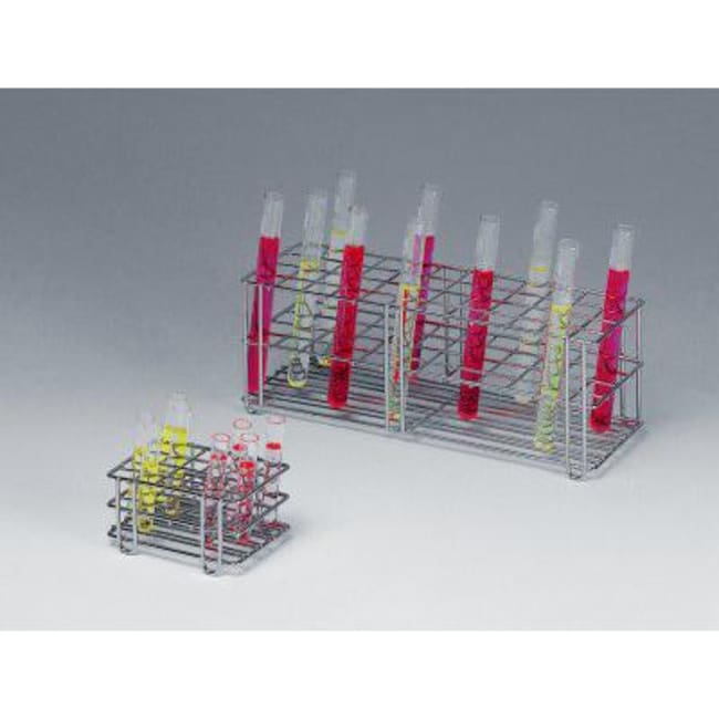 Atrow Reagenzglasgestell aus Edelstahl,