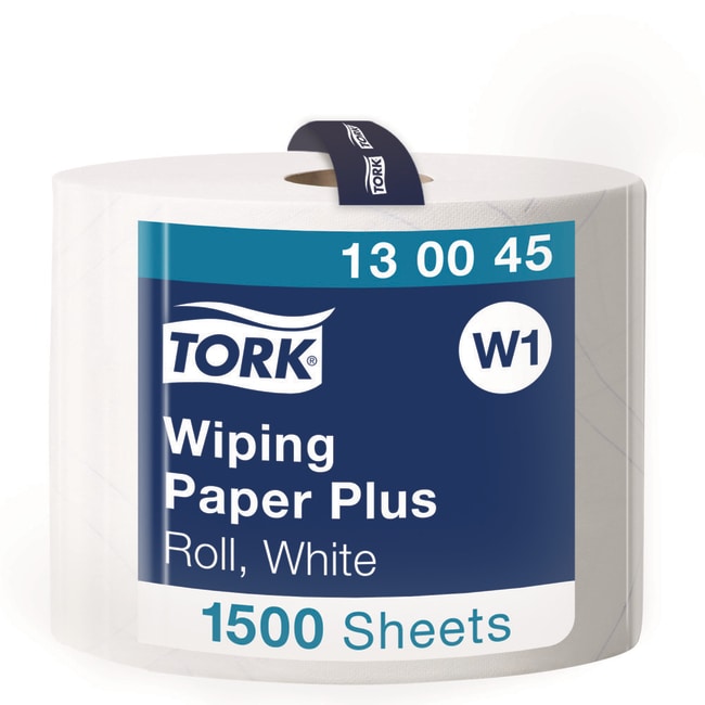 6ROLL Tork Wiping Paper Plus White W1 Ab