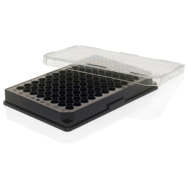 96 Well Platten, schwarz (FluoroNunc), F