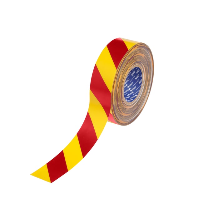 Red Yellow Floor Marking Tape 50.80 mm x
